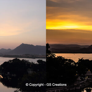 GS Creations seascape photography before and after